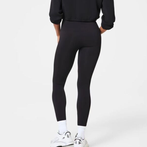 EUC LARGE SPANX LOOK AT ME NOW SIDE SEAM LEGGINGS - Picture 4 of 8